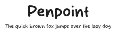 Penpoint by MJType — Script Handwritten Font — thumbnail 1
