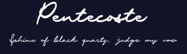 Pentecoste by Tegaki Script — Script Handwritten Font — thumbnail 2
