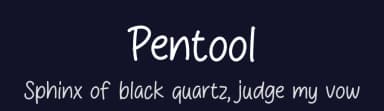 Pentool by MJType — Script Handwritten Font — thumbnail 2