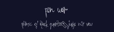 Pen War by Xerographer Fonts — Script Handwritten Font — thumbnail 2