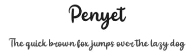 Penyet by twinletter — Script Handwritten Font — thumbnail 1