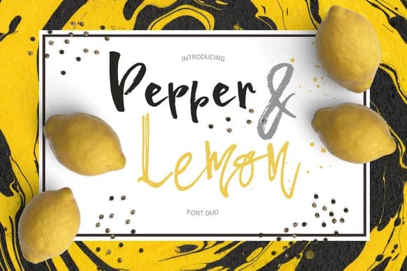 Pepper & Lemon Font by Favete Art — Script Handwritten Font