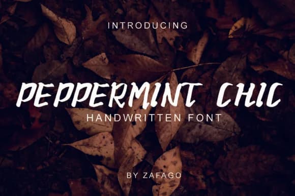 Peppermint Chic Font by liafcreativa — Script Handwritten Font