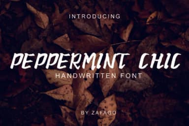 Peppermint Chic Font by liafcreativa — Script Handwritten Font — thumbnail 1
