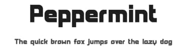 Peppermint by Andrea Cerboneschi — Sans Serif Font — thumbnail 1