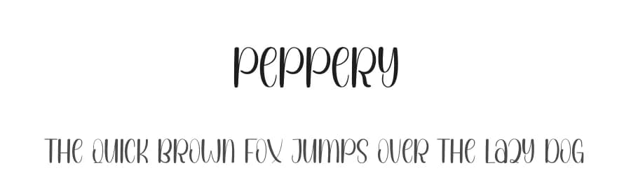 Peppery by Andi Moz — Script Handwritten Font
