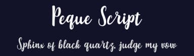 Peque Script by pointlab studio — Script Handwritten Font — thumbnail 2