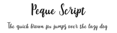 Peque Script by pointlab studio — Script Handwritten Font — thumbnail 1