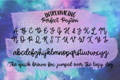 Perfect Peyton Font by tabitha_beam — Script Handwritten Font — thumbnail 2