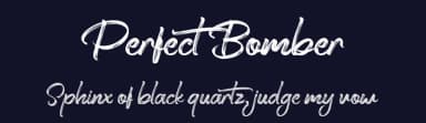 Perfect Bomber by FHFont — Script Handwritten Font — thumbnail 2