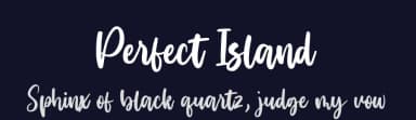 Perfect Island by Balpirick Studio — Script Handwritten Font — thumbnail 2