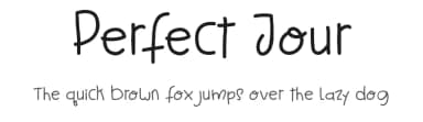 Perfect Jour by EtjanDsgFonts — Script Handwritten Font — thumbnail 1