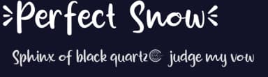 Perfect Snow by RaisProject — Script Handwritten Font — thumbnail 2