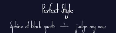 Perfect Style by JSH creates — Script Handwritten Font — thumbnail 2