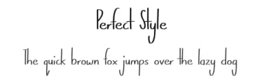 Perfect Style by JSH creates — Script Handwritten Font — thumbnail 1