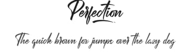 Perfection by NihStudio — Script Handwritten Font — thumbnail 1