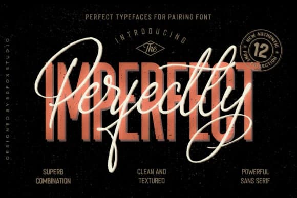 Perfectly Imperfect Family Font by 50Fox — Script Handwritten Font