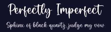 Perfectly Imperfect by Graphix Line Studio — Script Handwritten Font — thumbnail 2