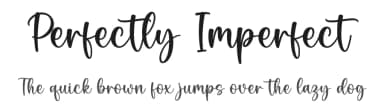 Perfectly Imperfect by Graphix Line Studio — Script Handwritten Font — thumbnail 1