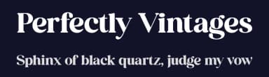 Perfectly Vintages by Keithzo — Serif Font — thumbnail 2