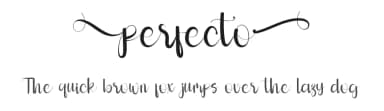 Perfecto by FreshtypeINK — Script Handwritten Font — thumbnail 1
