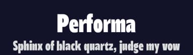 Performa by Resistenza Type — Sans Serif Font — thumbnail 2