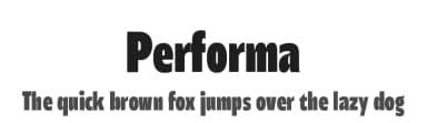Performa by Resistenza Type — Sans Serif Font — thumbnail 1