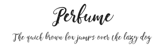 Perfume by Fontsgood — Script Handwritten Font