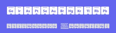 Periodic Table of Elements by Woodcutter — Dingbats Font — thumbnail 3