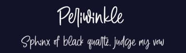 Periwinkle by Four Lines — Script Handwritten Font — thumbnail 2