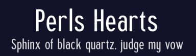 Perls Hearts by Storytype Studio — Sans Serif Font — thumbnail 2