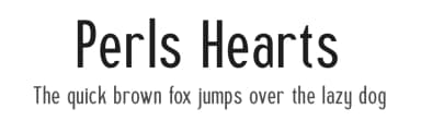 Perls Hearts by Storytype Studio — Sans Serif Font — thumbnail 1
