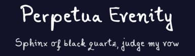 Perpetua Evenity by FontPanda — Script Handwritten Font — thumbnail 2