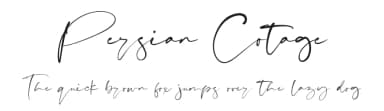 Persian Cotage by Fikryal studio — Script Handwritten Font — thumbnail 1