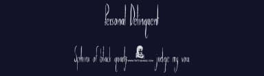 Personal Delinquent by JSH creates — Script Handwritten Font — thumbnail 2