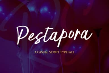 Pestapora Font by locomotype — Script Handwritten Font — thumbnail 1