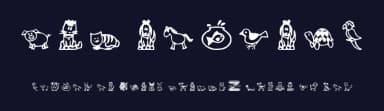 Pet Animals by D3 — Dingbats Font — thumbnail 2