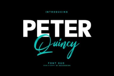 Peter Quincy Font by Grezline Studio — Script Handwritten Font — thumbnail 1