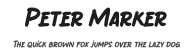 Peter Marker by Gassstype — Script Handwritten Font — thumbnail 1