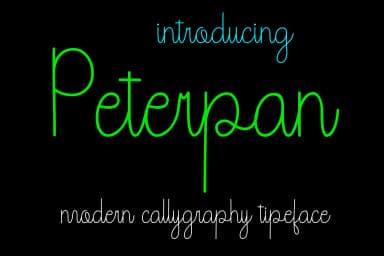 Peterpan Font by maydhen studio — Script Handwritten Font — thumbnail 1