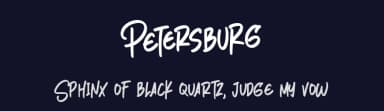 Petersburg by Fontherapy — Script Handwritten Font — thumbnail 2