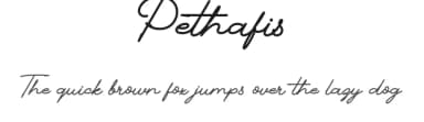 Pethafis by RGB Studio — Script Handwritten Font — thumbnail 1