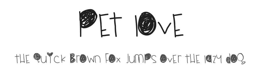 Pet Love by Des Gomez — Script Handwritten Font