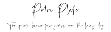 Petri Plate by Fikryal studio — Script Handwritten Font — thumbnail 1