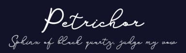 Petrichor by Toko Laris Djaja — Script Handwritten Font — thumbnail 2