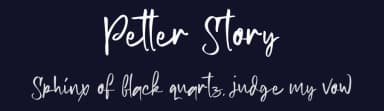Petter Story by Kong Font — Script Handwritten Font — thumbnail 2