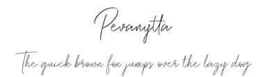 Pevanytta by Bluestype Studio — Script Handwritten Font — thumbnail 1