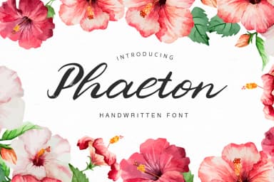 Phaeton Font by Pasha Larin — Script Handwritten Font — thumbnail 1