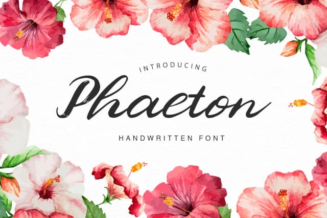 Phaeton Font by Pasha Larin — Script Handwritten Font