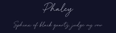 Phaley by Typebae Foundry — Script Handwritten Font — thumbnail 2